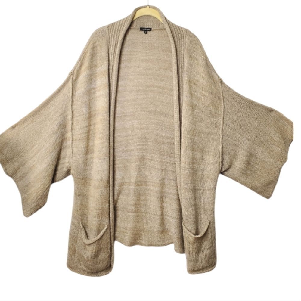 Max & Mia Kimono Style Open Cardigan Oversized Size Small